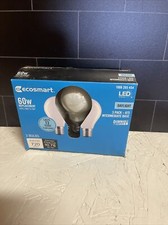 EcoSmart 60W LED Edison Light Bulb Dimmable 800 Lumens 3 Bulbs