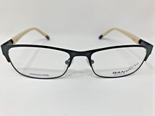 Gant Eyeglasses Frames G3034 SOL 55-17-140 Black Full Rim Metal :737