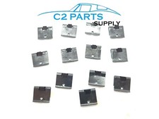 1963 1964 1965 1966 1967 C2 Corvette Hardtop Header Outer Weatherstrip Clip Set
