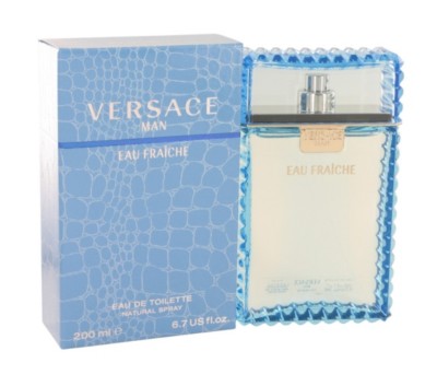 Versace Eau Fraiche Men 6.7 6.8 oz 200 ml *Eau De Toilette* Spray Nib Sealed