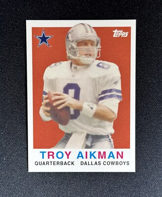 #ad #ad 2008 Topps Troy Aikman Turn Back the Clock #28 1959 Style Football Card Cowboys $1.99