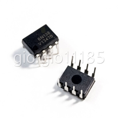 Fotoaccoppiatore Everlight 6N138 DIP-8 - 5 Pezzi - Bassa Corrente, Alto Guadagno