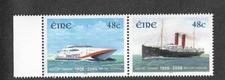 Ireland-Ships-Rosslare-Fishguard Ferry mnh pair 2006 -Steamers-Stella Lynx