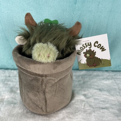 2023 Alpaca Sews Mossy Cow 6  Green Gen 2 Small Plush