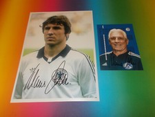 Klaus Fischer 1.FC Cologne DFB signed autograph autograph 20x28 photo + postcard