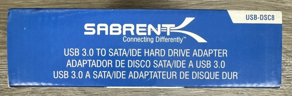 Sabrent Model USB-DSC8, USB 3.0 to SATA/IDE Hard Drive Adapter, PC&MAC, SSD NEW - Image 4 of 4