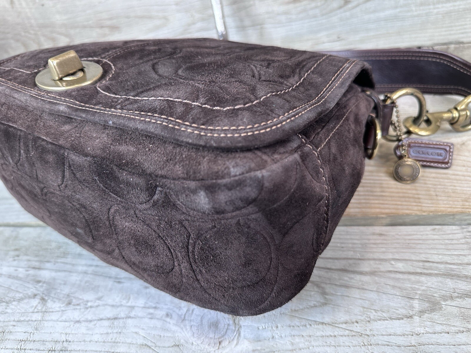 Coach Legacy 65th Saddle Frnch Purse Coach Legacy 65th Saddle