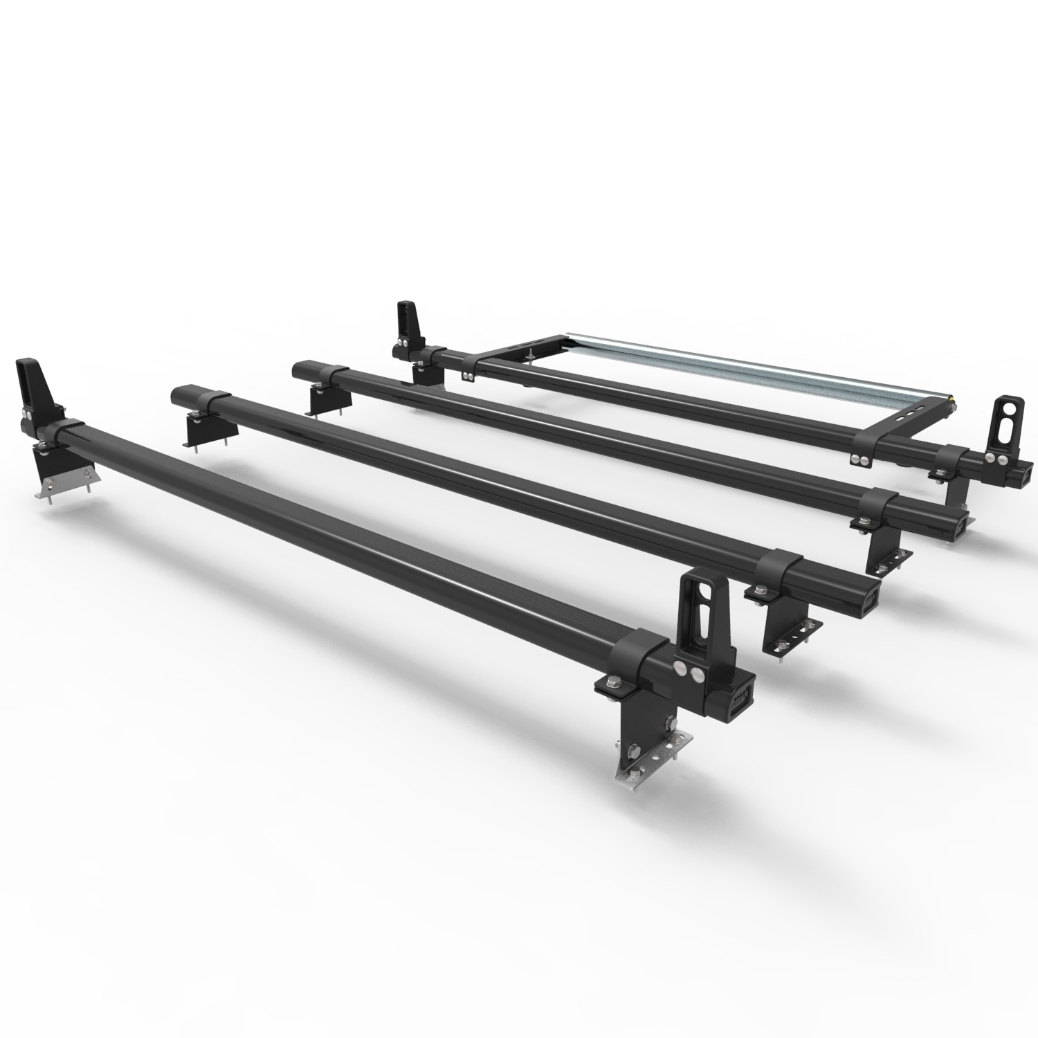Mercedes Vito 4 Bars Roof Rack Aluminium and Roller Stops 2003 on  DM70LS+A30