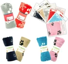 SOFT FLEECE PAW PRINT PET BLANKET DOG PUPPY WARM CAT BED CAR BULK LOT ( M - XL)