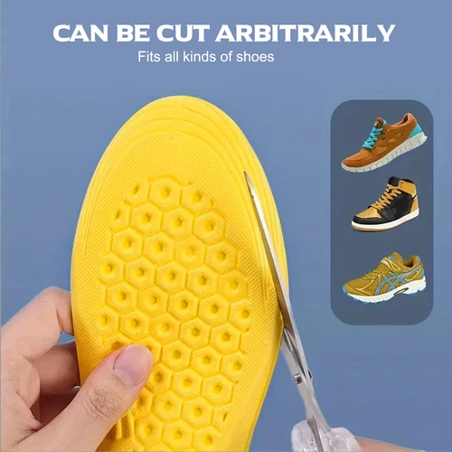 US Memory Foam Orthotic Arch Support Shoes Insoles Inserts Pads Women Men Unisex - Picture 4 of 14