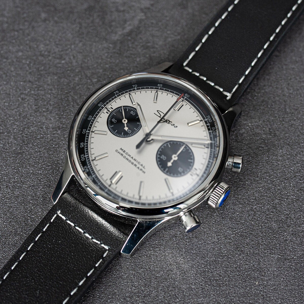 Shu様用 Sugess Chrono Heritage SWANNECK Panda Dial Chrono Watch SEAGULL
