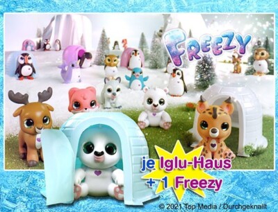 FREEZY Animals   8er DISPLAY - Neu und OVP