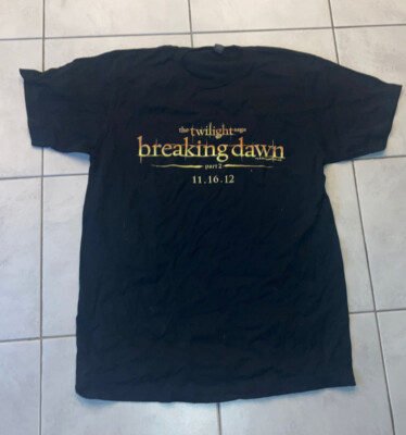 Twilight Saga Breaking Dawn Part 2 vintage tshirt small tulex 11 16 12 rare 