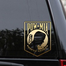 Pow Mia Vinyl Decal Sticker Army Navy Marines