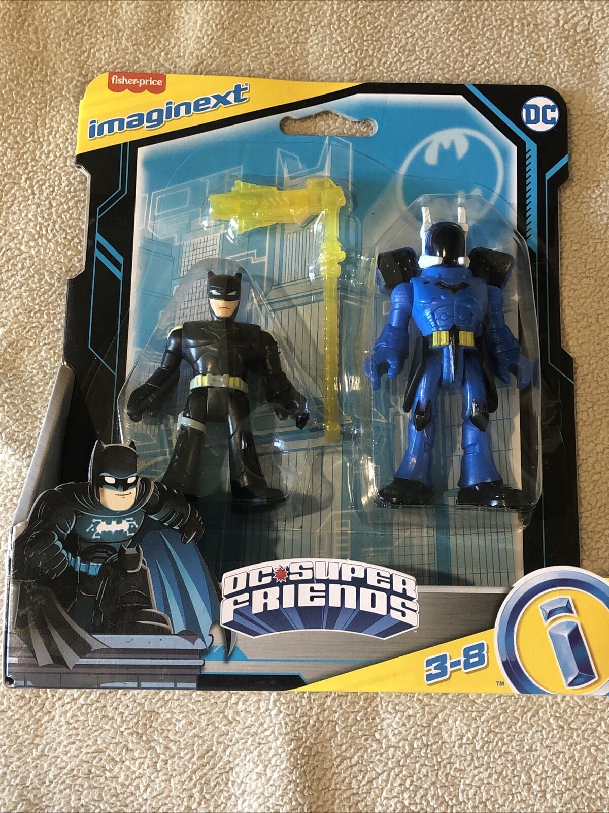 Brand New Sealed DC Super Friends Imaginext Batman & Rookie Action Figure pack