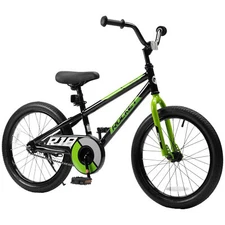 RoyalBaby Rocket Outdoor Children's Sport Bike with Kickstand, 18 Inch, Black