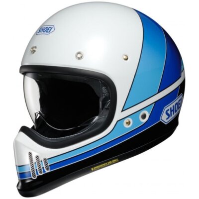 Shoei EX-Zero Equation Integralhelm Motorradhelm blau TC-11
