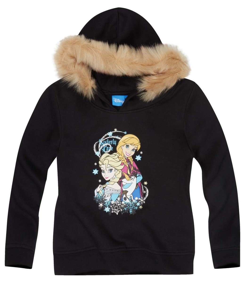 Disney Frozen Eiskönigin Pullover Sweathirt mit Fell 116 NEU