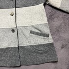 Jones New York Sport Gray Striped Wool Blend Jacket Womens Size Medium — photo 5
