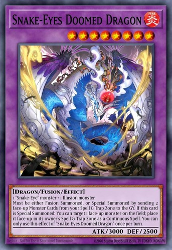 solid snake yugioh card Snake-Eyes Doomed Dragon [Quarter Century Secret Rare] SUDA-EN035 Prices |  YuGiOh Supreme Darkness
