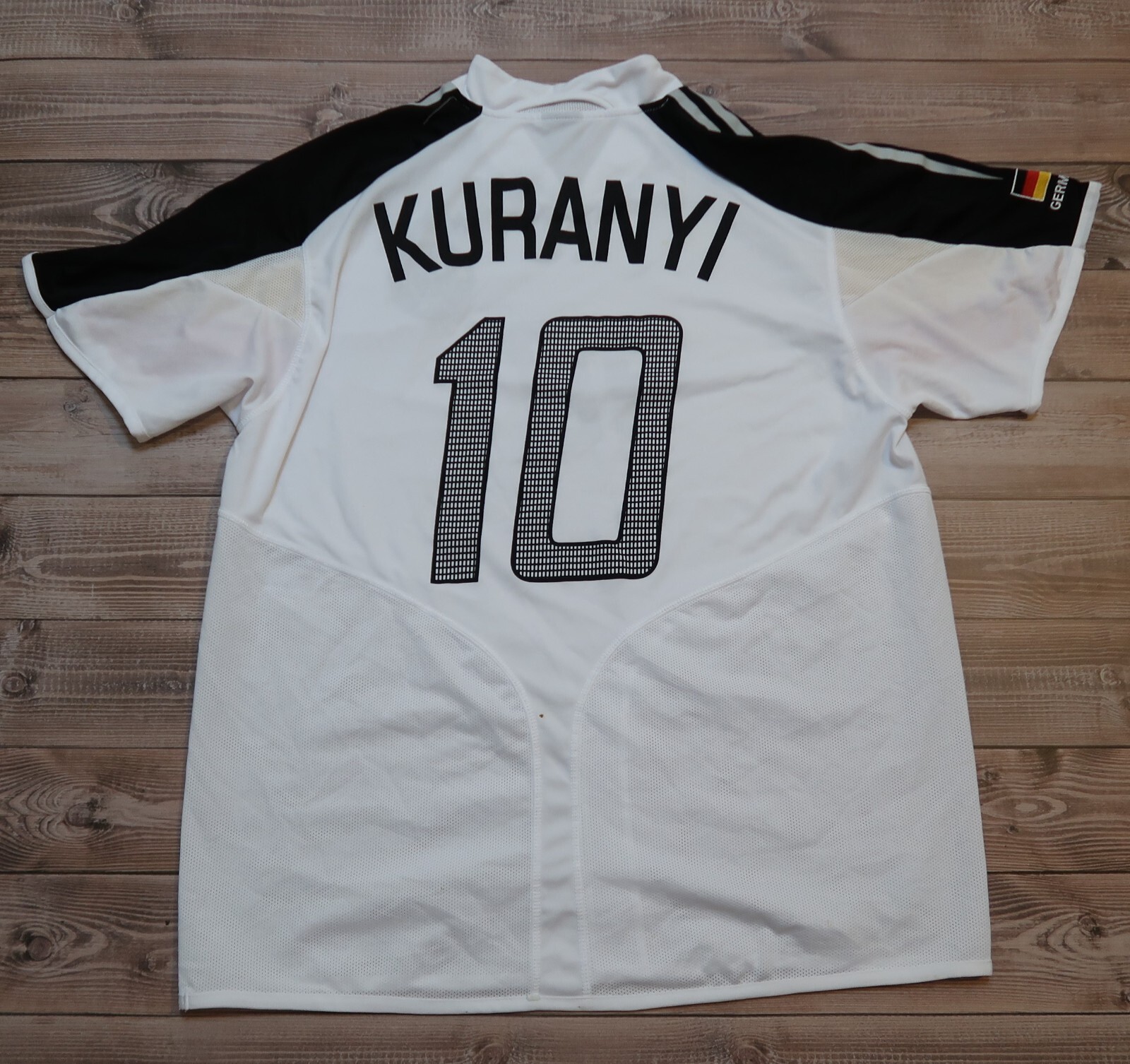 Vintage Germany football Kevin Kuranyi #10 2003/4 Soccer Jersey, Men`s Size XL