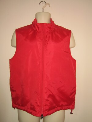 ALTEA Giubbino Uomo Athletic Performance Full Zip Light Vest Red Sz 2XL