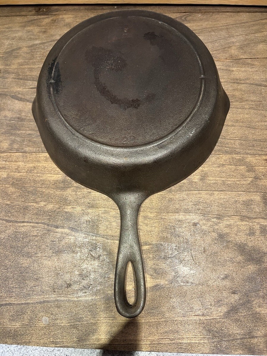 vintage an・an no.5 Vintage Unlabeled Cast Iron Skillet Frying Pan Number 5-2D