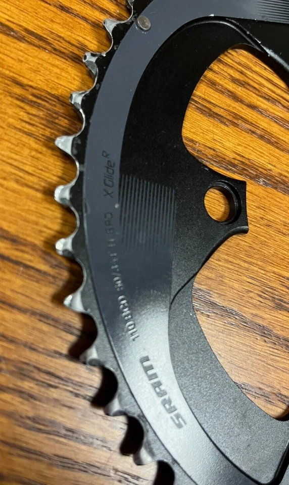 SRAM Red eTap X-Glide 50/34t 110BCD 11-Speed Bike Chainring Set (Black) - Image 3 of 4