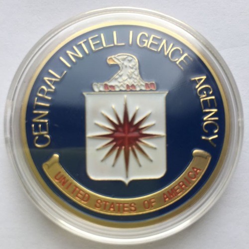 CIA Central Intelligence Agency Center of Intelligence Challenge GOLD EAGLE Coin - Picture 3 of 5