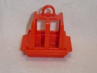 Fisher Price Little People Vintage Helicopter Orange Cage Cargo Air Crate #635