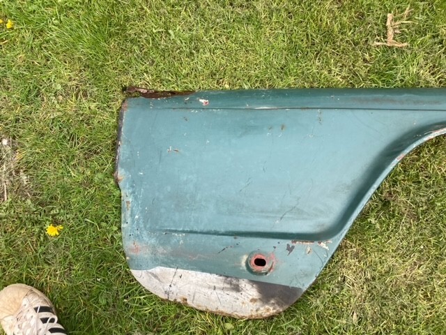 Tr4 Rear Wing Triumph TR4 TR5 Rear wing RHS USED Dry Climate has some Rust for ...