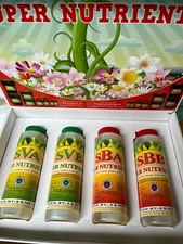 "SUPER NUTRIENTS" SAMPLER PACK (4) 8 FL oz Nutrients & Additives Hydroponic GS