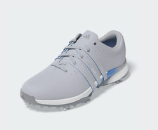 adidas Tour360 Golf Shoes Dash Gray/Silver Met/Lucid Ray Blue KJ1878
