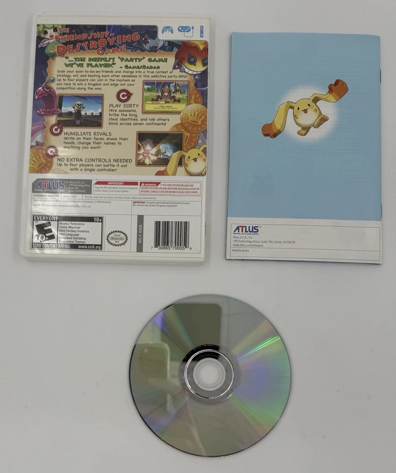 CIB Dokapon Kingdom Nintendo Wii Atlus RPG Fast Free Shipping In A Box - Image 2 of 3