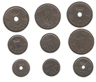Small Collection of 9 Norway Coins – Bulk Lot Scandinavian Coin Collection