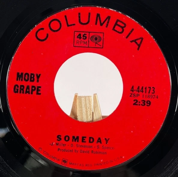 MOBY GRAPE 45 OMAHA / SOMEDAY—EX - Image 2 of 4