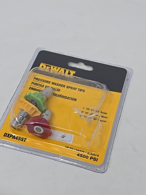 #ad DeWALT 4500 PSI Quick Connect Pressure Washer Spray Tips DXPA45ST Missing Items $10.40