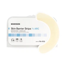 20 McKesson 176-5725 Skin Barrier Strip Arc Shape Exp 2027