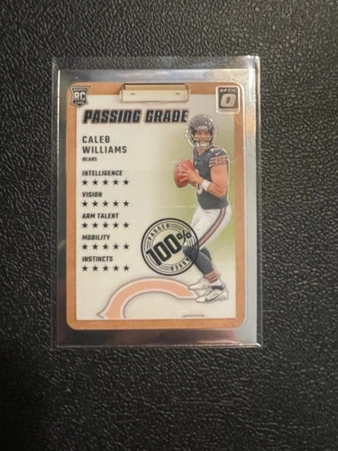 2024 Panini Optic Caleb Williams Passing Grade Base Rookie RC #1