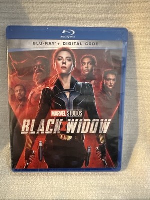 Marvel Black Widow (Blu-ray + Digital, 2021) New Scarlett Johansson Avengers