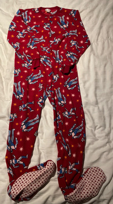 Cherokee (Tesco) Fleece Polar Overall Schlafanzug mit Füßen Jungen Gr. 140 146