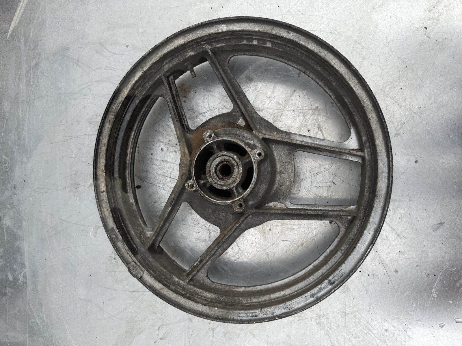 Kawasaki GPZ750 GPZ 750 Rear Mag Rim Wheel Enkei Oem Genuine Original