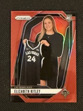 Elizabeth Kitley 2024 Panini WNBA Prizm Red /299 Rookie RC #140 Aces