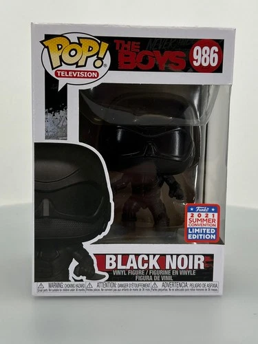 Funko POP! Television The Boys Black Noir #986 Funko Exclusive DAMAGED BOX