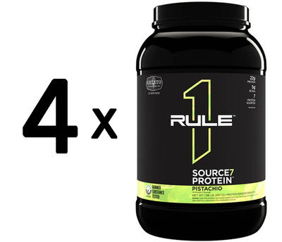4 x Rule One Source7 Protein, Pistachio - 897g (39,02 EUR/kg)
