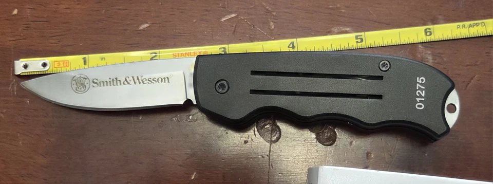 VINTAGE SMITH & WESSON SW1300 SPRING ASSISTED OPENING TWIST KNIFE USA RARE NICE! - Image 2 of 4