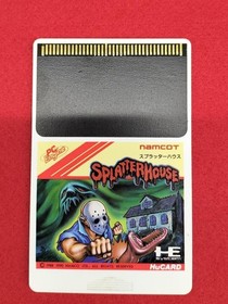 NAMCOT PC Engine HUCARD Splatter House Used