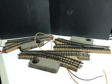 Lotto Scambi Elettrici Märklin serie M un SX e due Dx più segmento binario