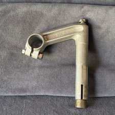 Nitto 100mm Quill Stem 22.225.4 Silver Aluminum Vintage Bicycle Made In Japan