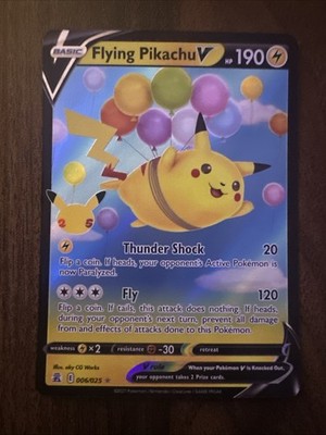 Flying Pikachu V 006/025 Celebrations - Pokemon Card - NM | eBay